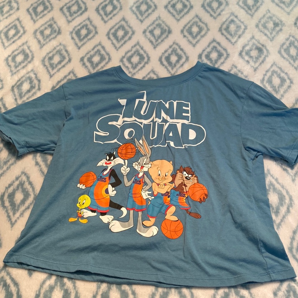 Tune squad cropped tee